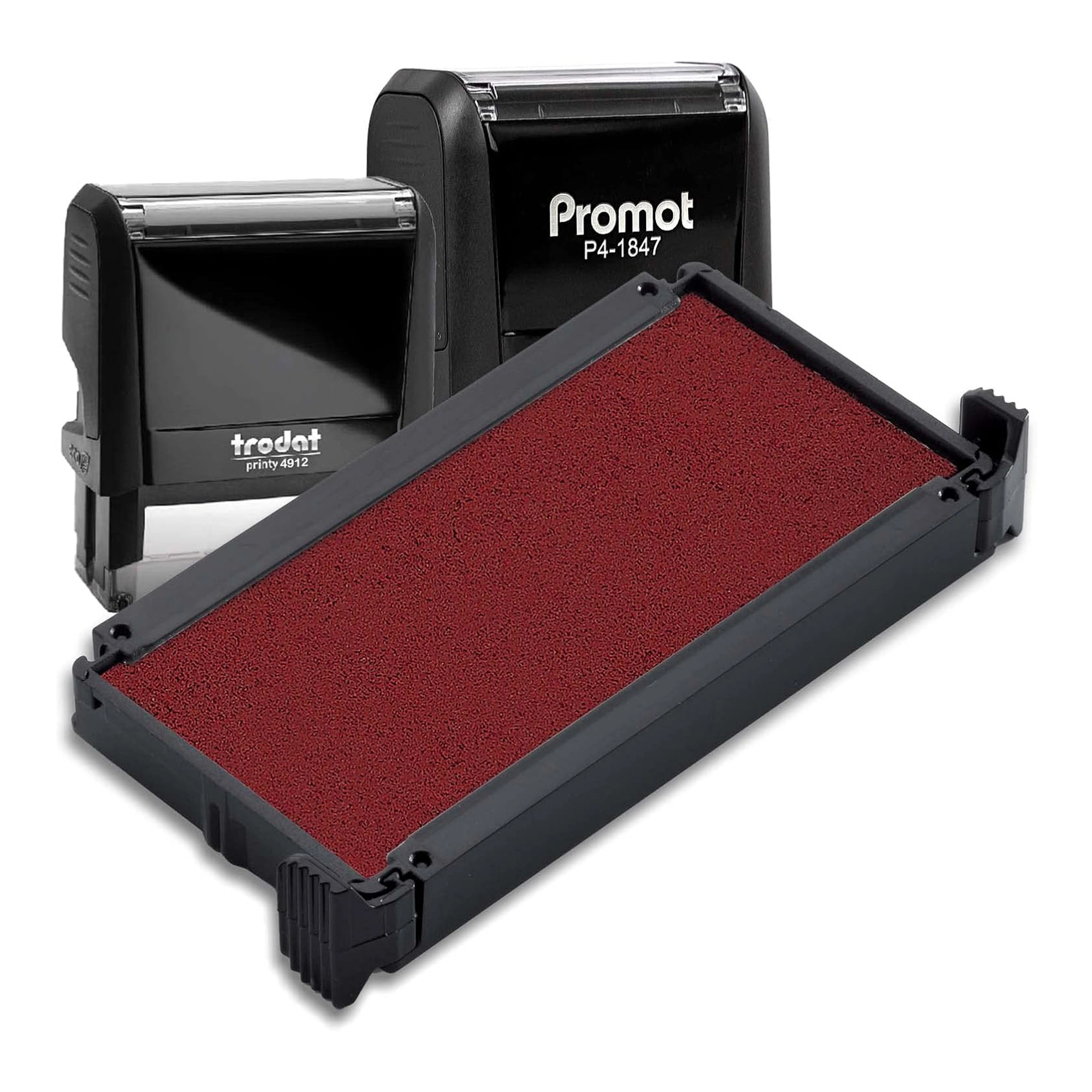 Promot P4-1847, Trodat 4912 Replacement Ink Pad - Red