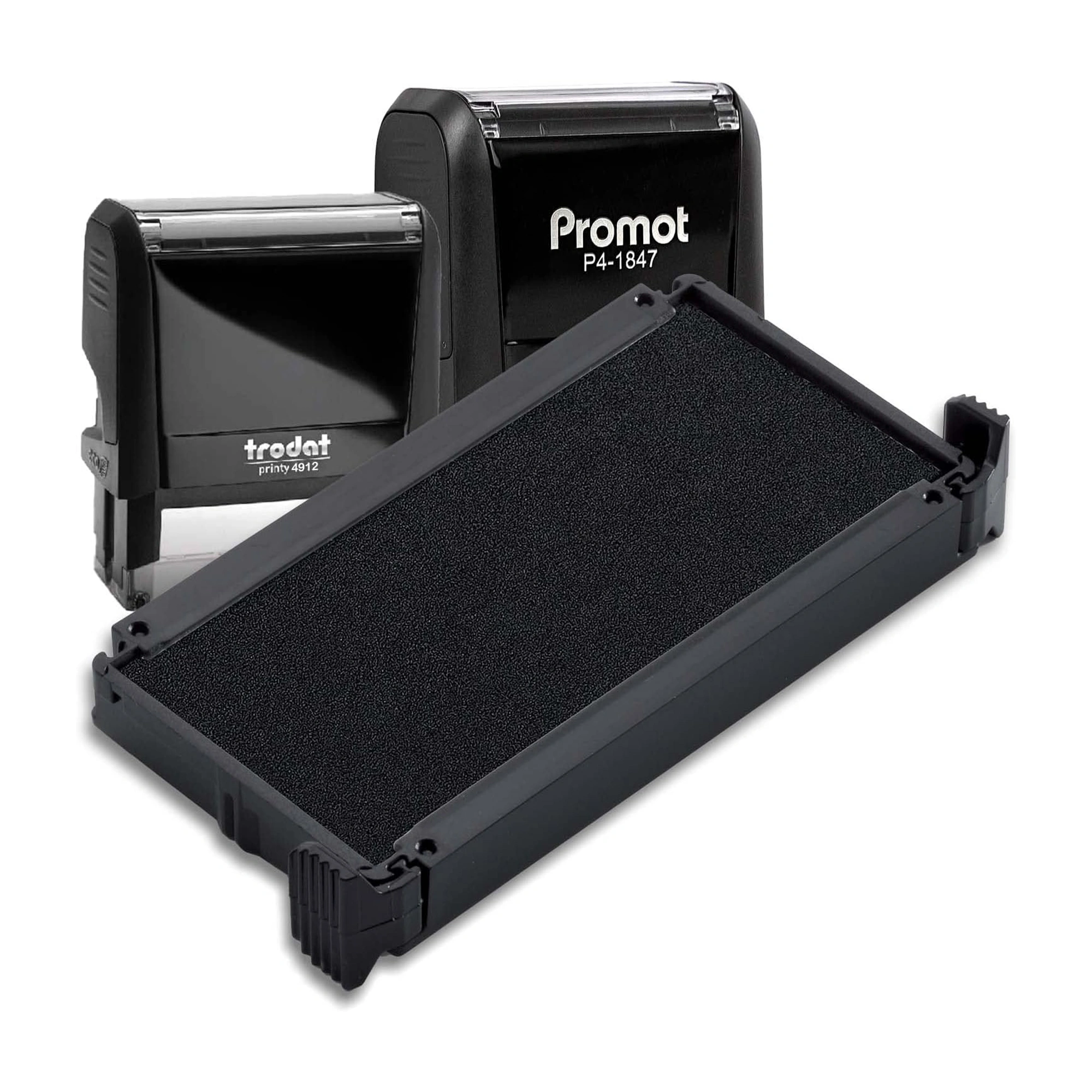 Promot P4-1847, Trodat 4912 Replacement Ink Pad -  Black