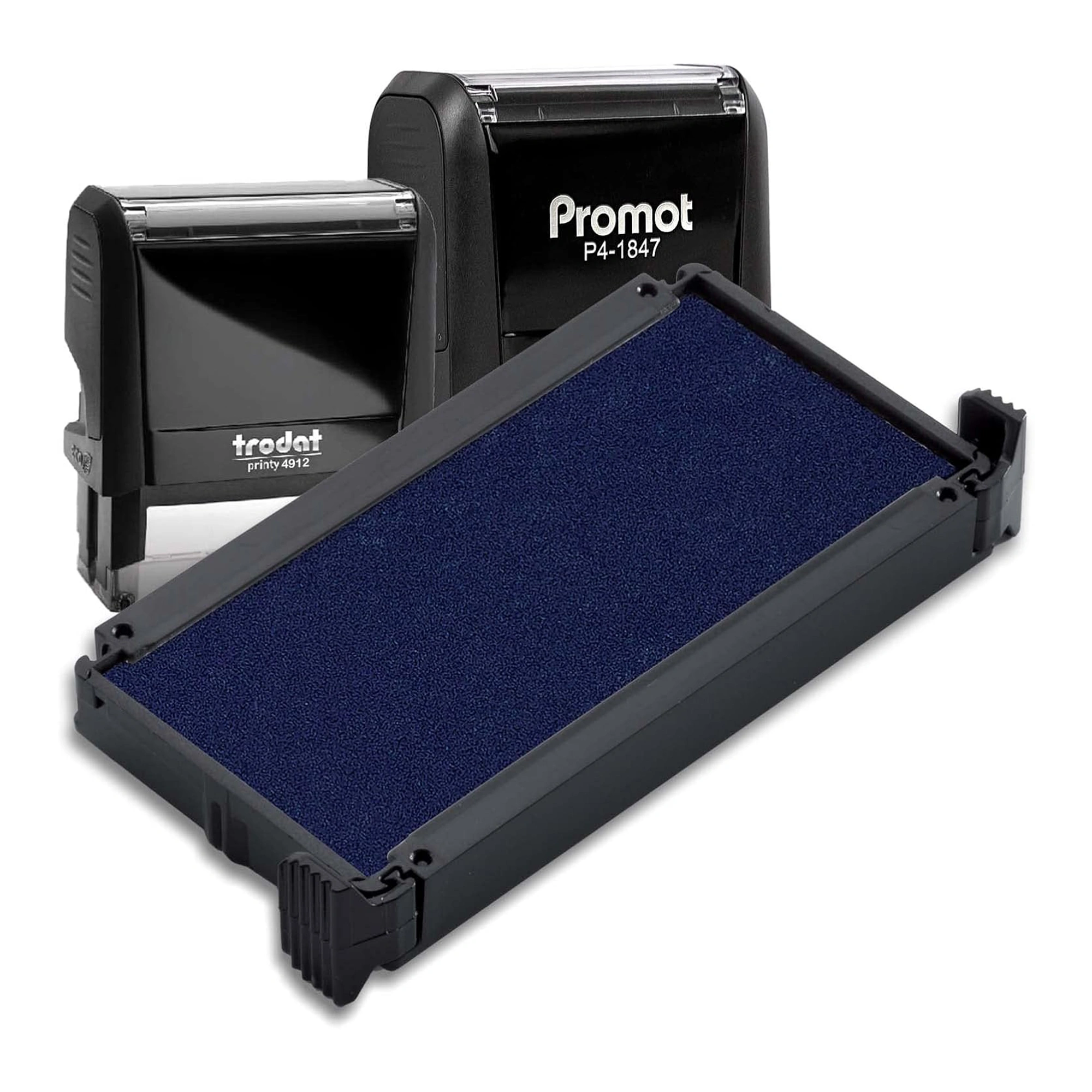 Promot P4-1847, Trodat 4912 Replacement Ink Pad -  Blue
