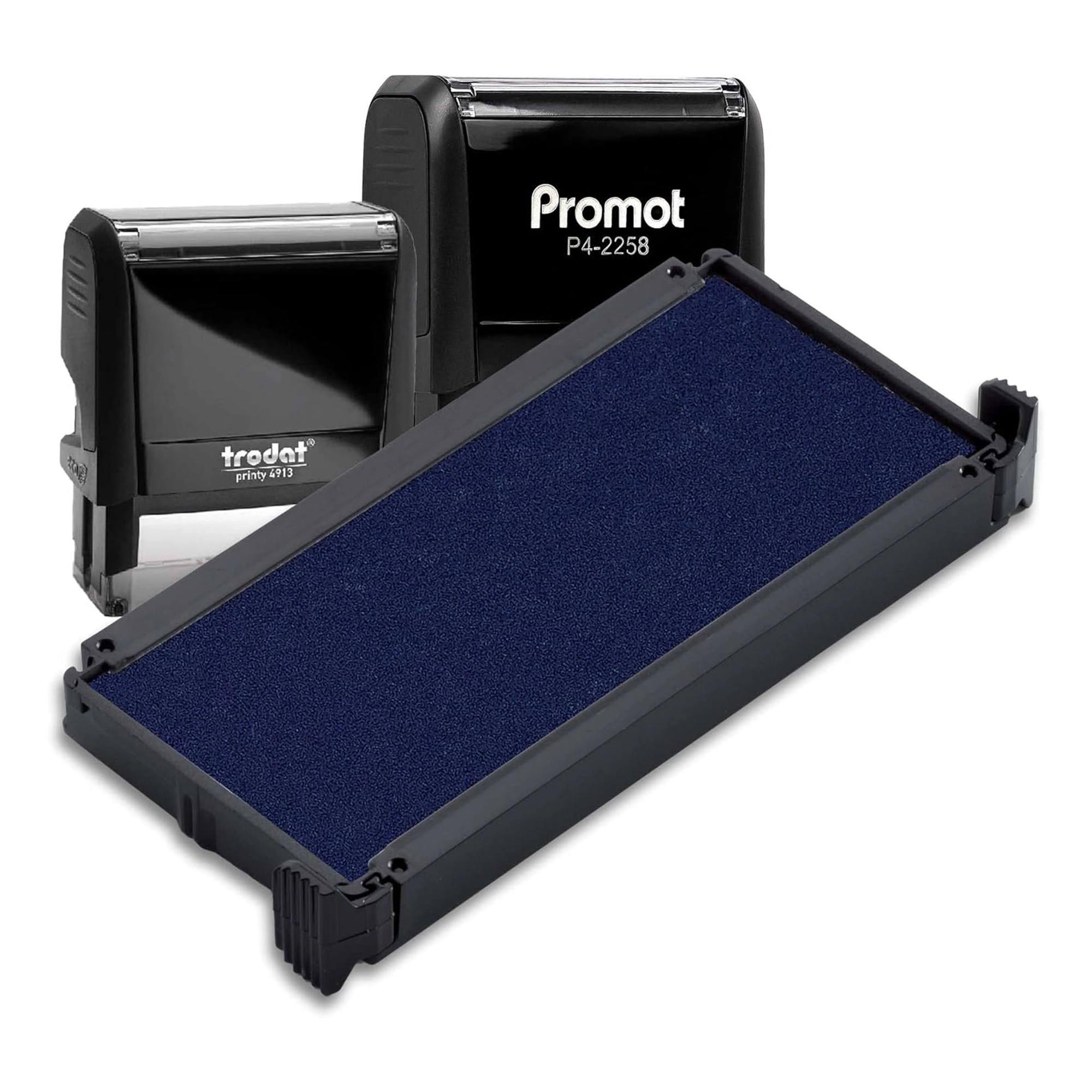 Promot P4-2258, Trodat 4913 Replacement Ink Pad - Blue
