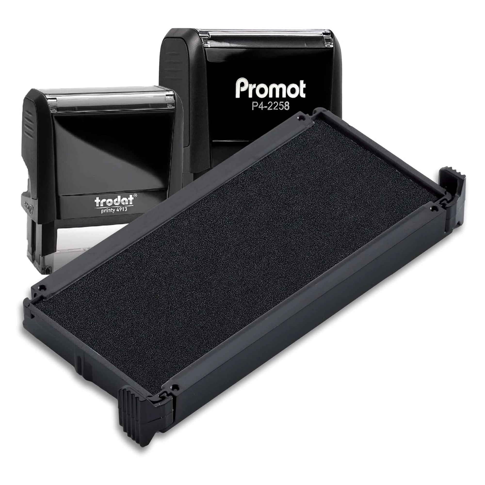 Promot P4-2258, Trodat 4913 Replacement Ink Pad - Black