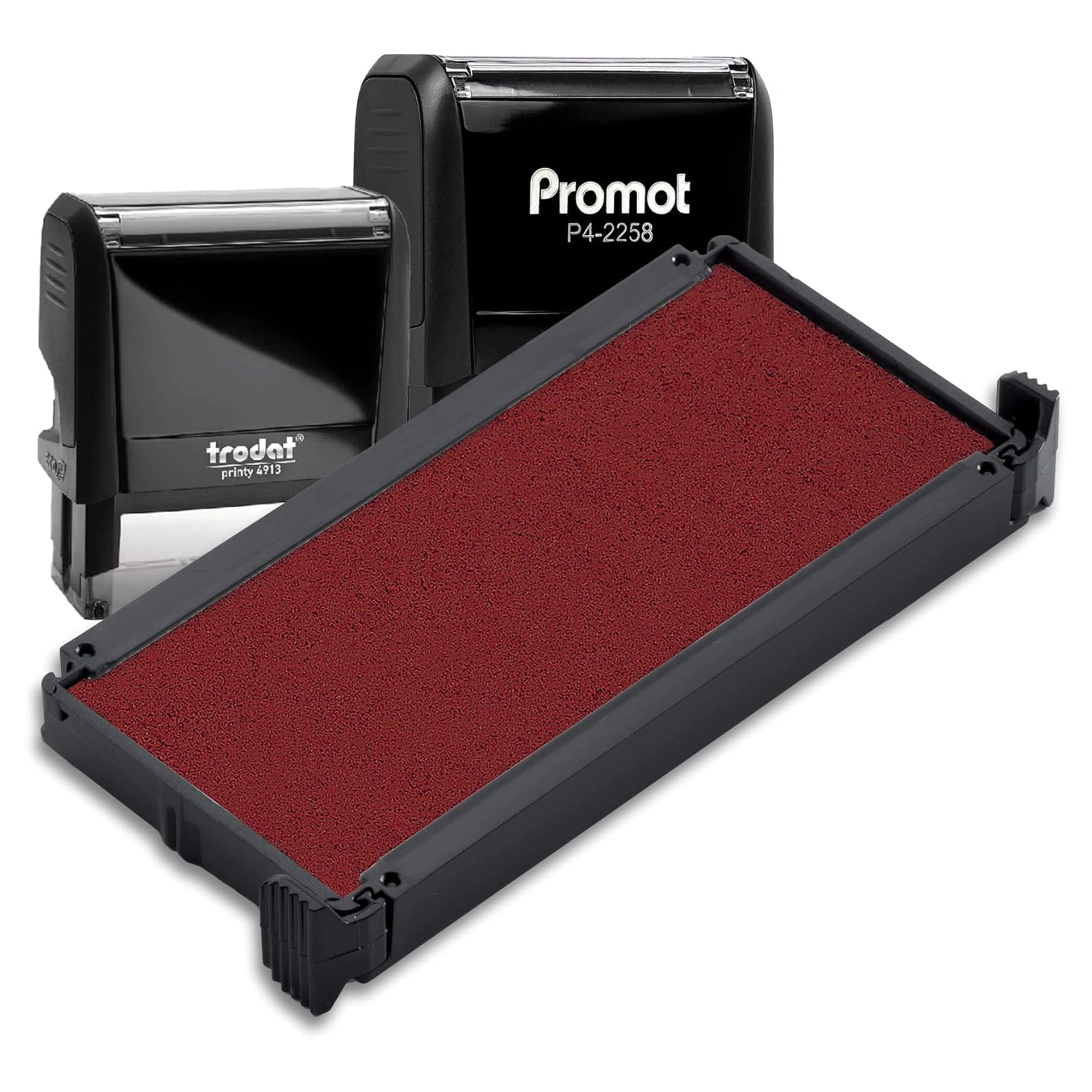 Promot P4-2258, Trodat 4913 Replacement Ink Pad - Red