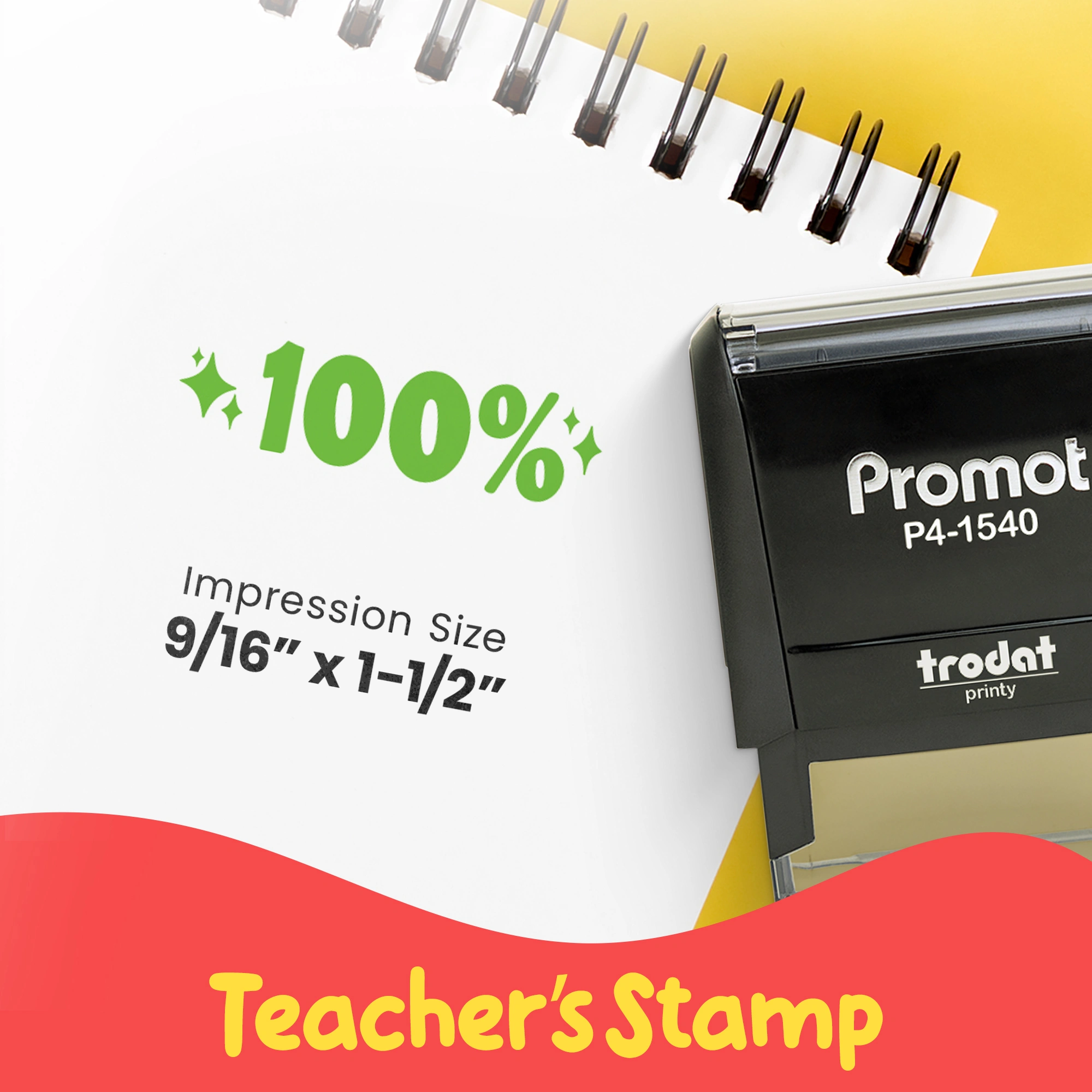 100% - Teacher Stamp