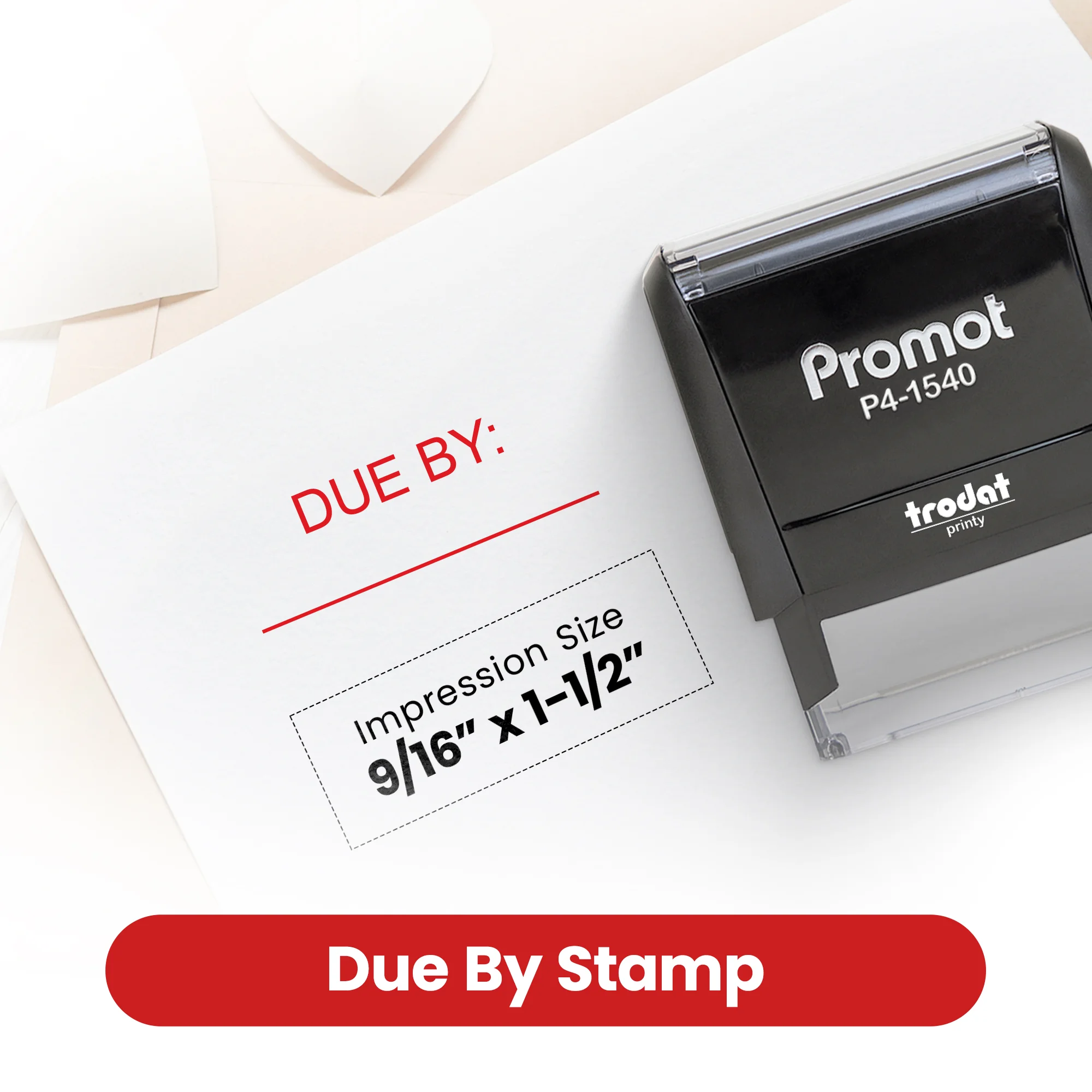 Due by Date Stamp