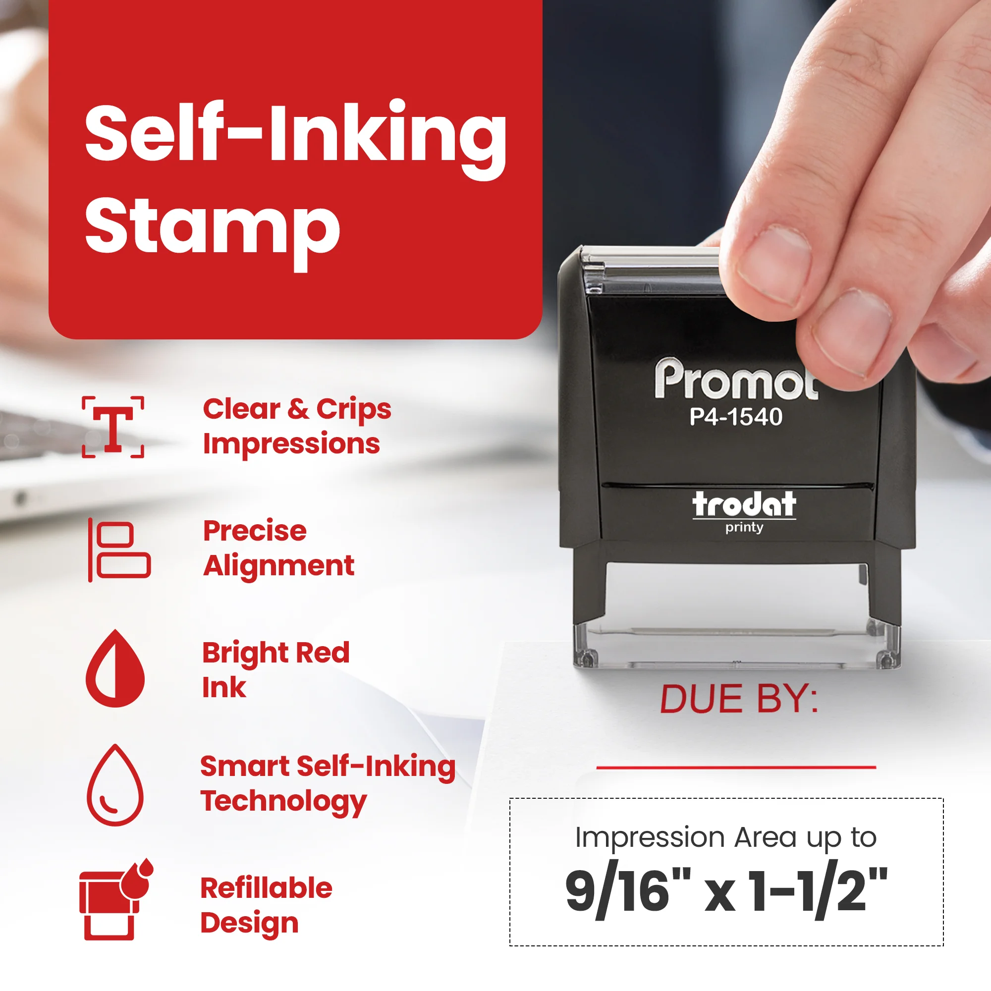 Due by Date Stamp