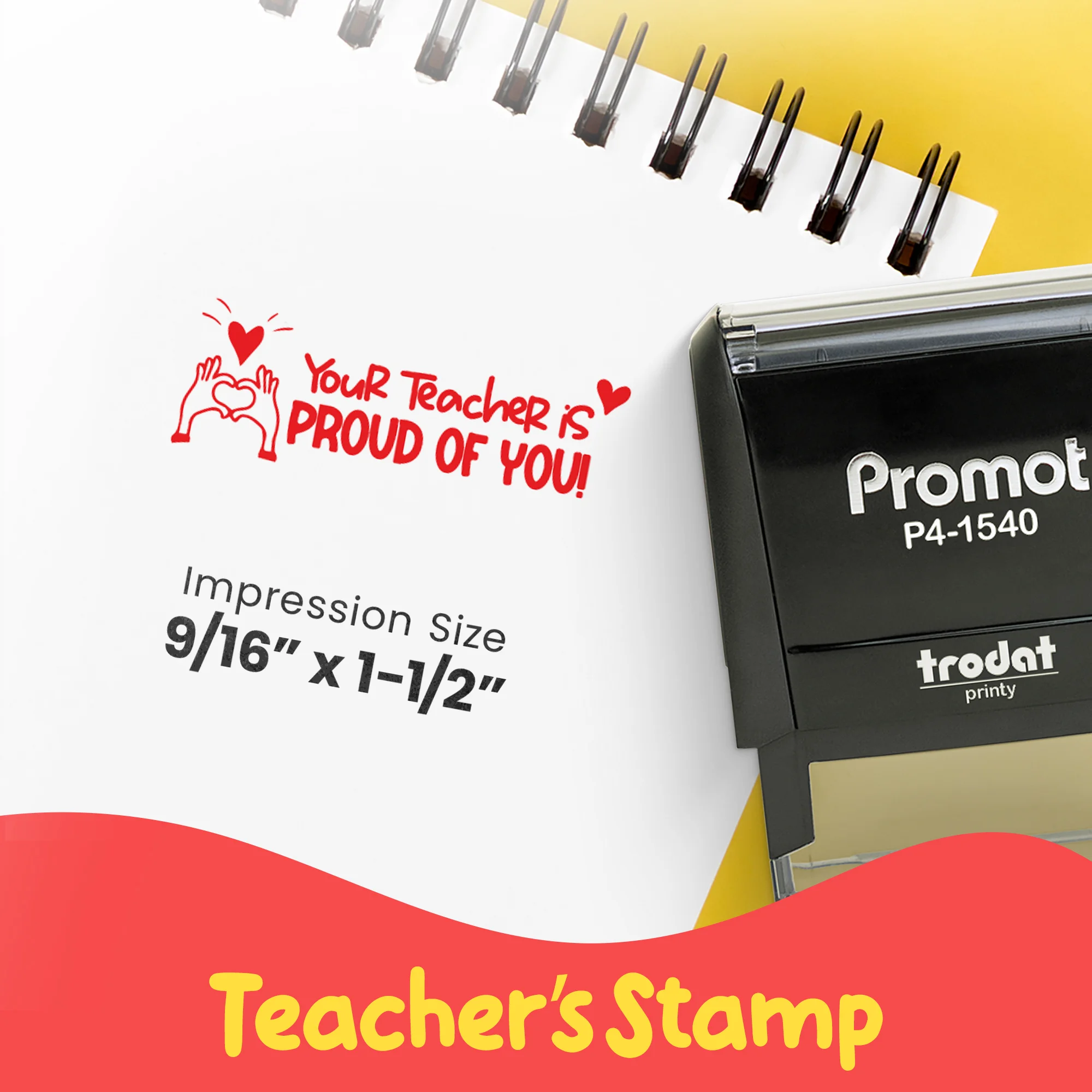 Your Teacher is Proud of You - Teacher Stamp
