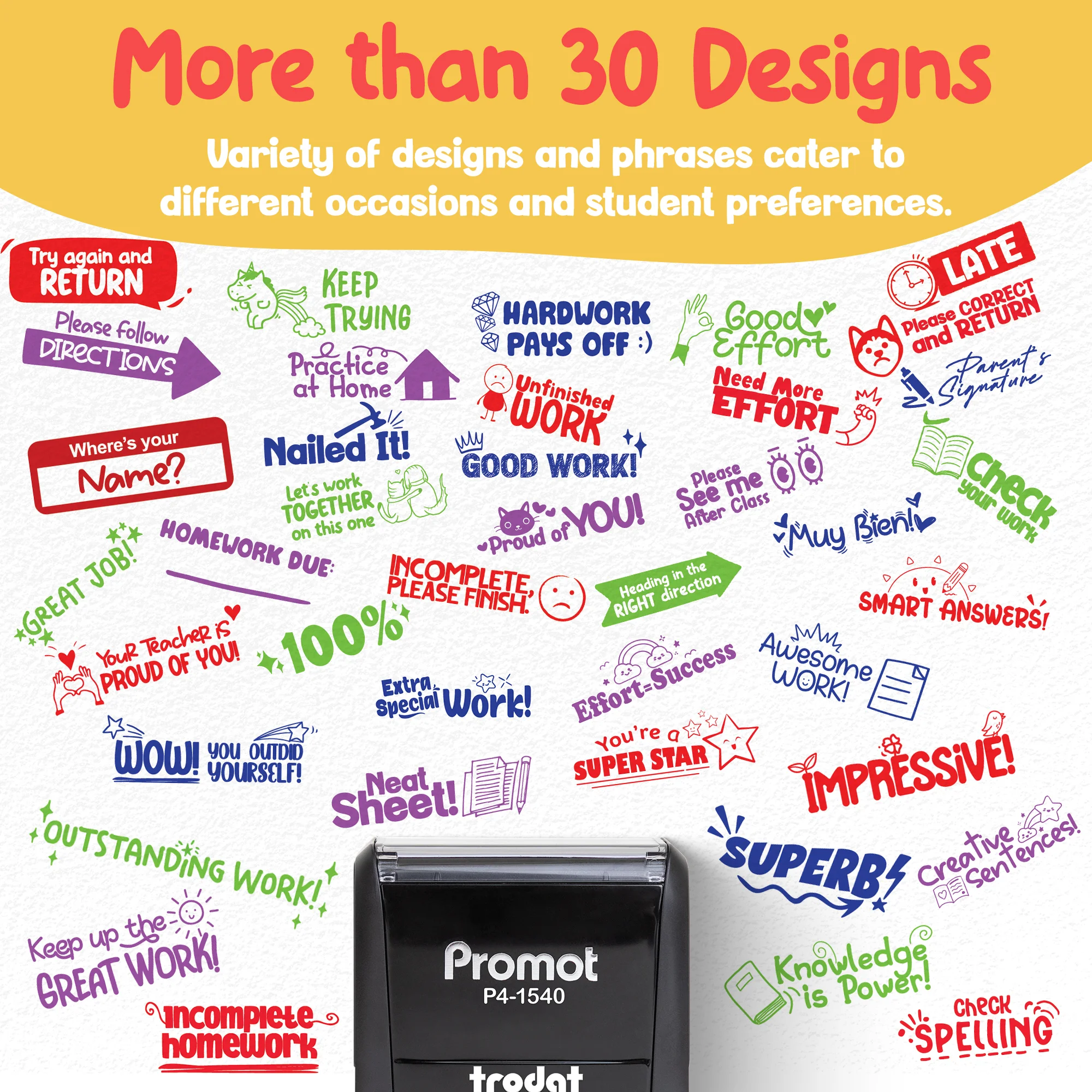 Your Teacher is Proud of You - Teacher Stamp