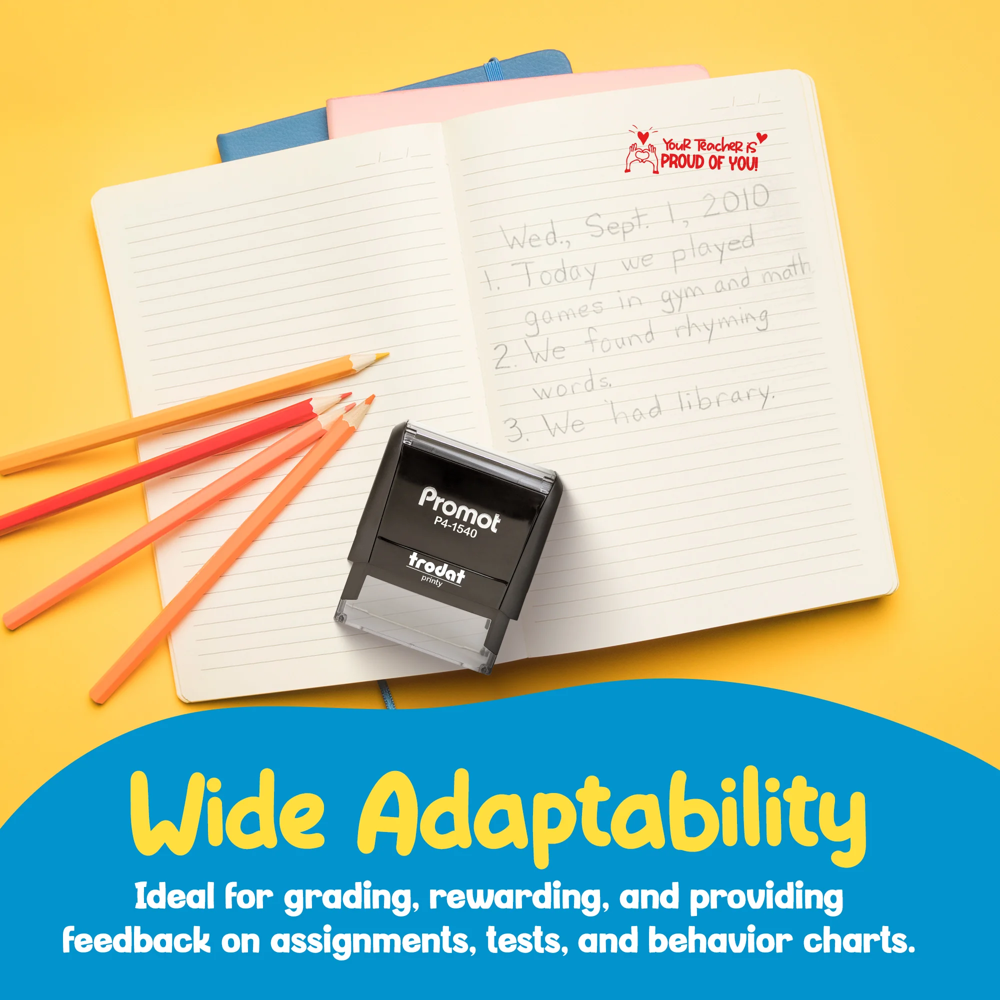 Your Teacher is Proud of You - Teacher Stamp