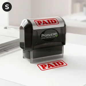 Paid Ink Stamp – Pre Inked Business Stamp for Invoices & Documents
