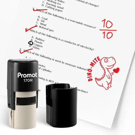 Like Red Self-Inking Teacher Stamp Round Stamp - Symbol