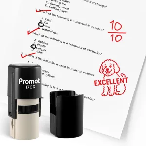 Like Blue Self-Inking Teacher Stamp Round Stamp - Symbol