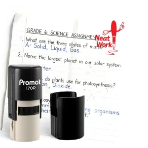Neat Work Self-Inking Teacher Classroom Stamp - Comment