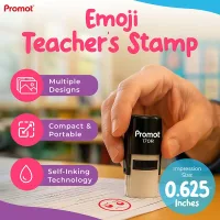 Frown Face 1 Self-Inking Teacher Round Stamp – Emoji