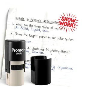 Show Work Self-Inking Teacher Classroom Stamp - Comment