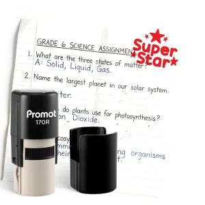 Super Star Self-Inking Teacher Classroom Stamp - Comment