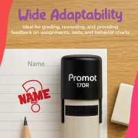 Name? Self-Inking Teacher Classroom Stamp -Comment